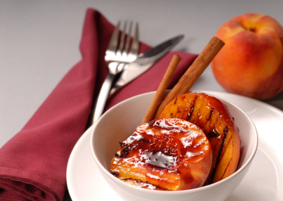 Grilled Peaches With Cinnamon and Rosemary – French Women Don't Get Fat