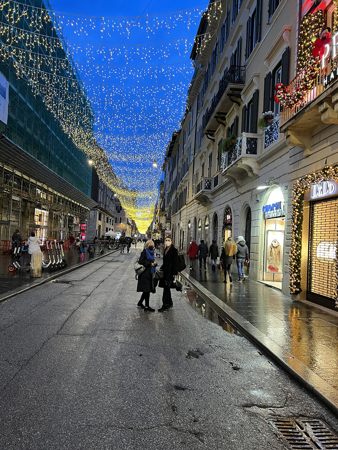 Mireille on Via del Corso