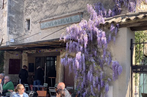 A village cafe in Provence